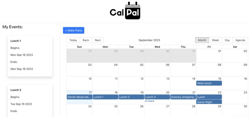 CalPal – screenshot 1