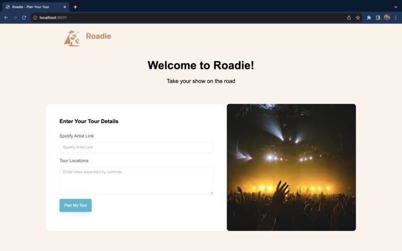 Roadie – screenshot 1