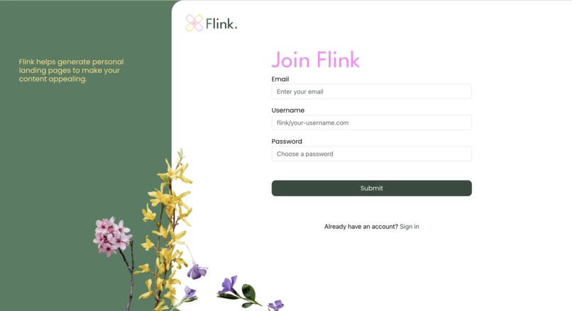 Flink – screenshot 1
