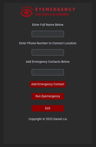 Eyemergency - Stay Safe & in Control – screenshot 2