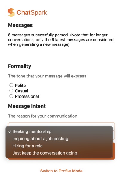 ChatSpark – screenshot 4