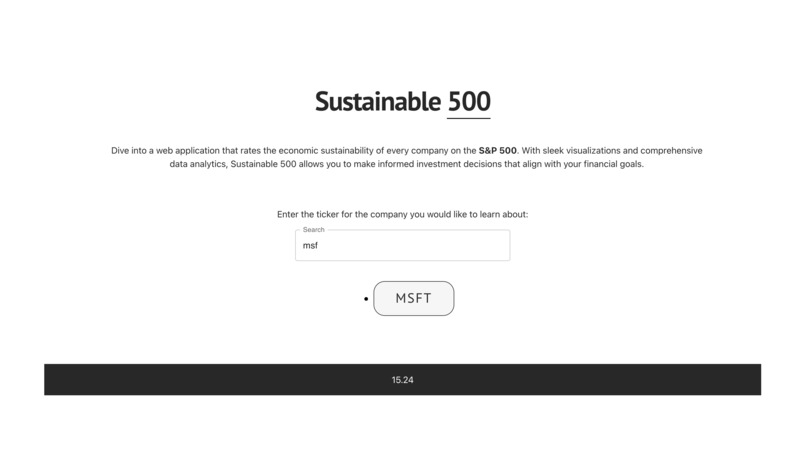 Sustainable 500 – screenshot 1