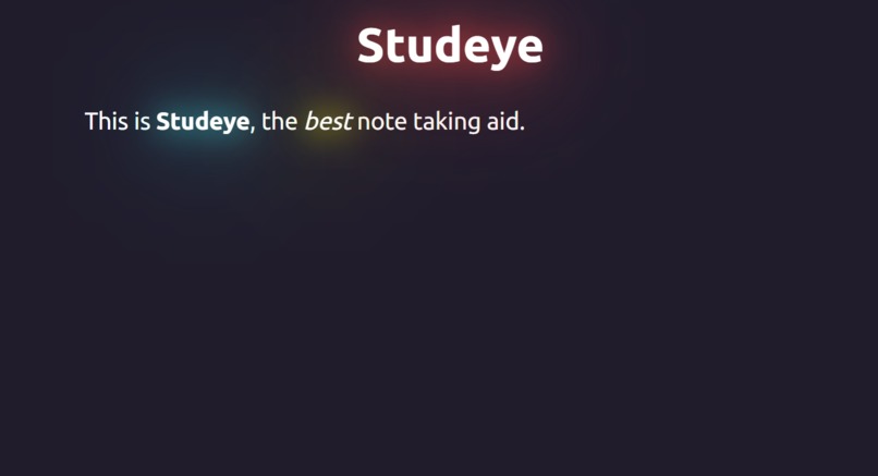 Studeye – screenshot 1