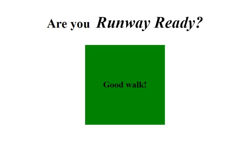 Runway Ready? – screenshot 2