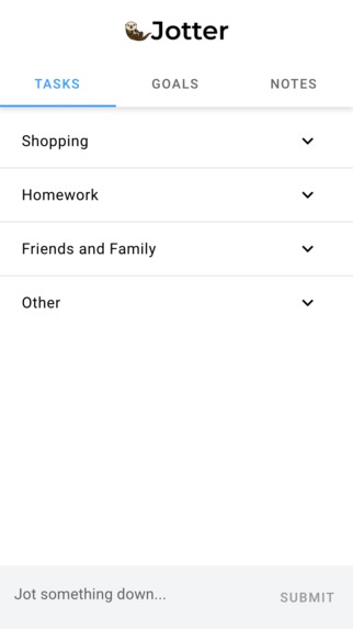 Jotter – screenshot 2