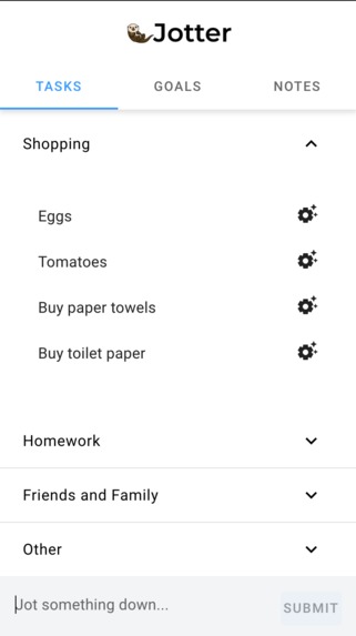 Jotter – screenshot 3
