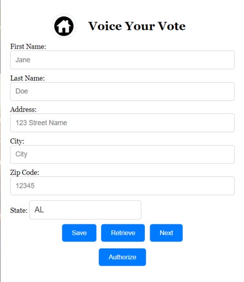 Voice Your Vote – screenshot 1
