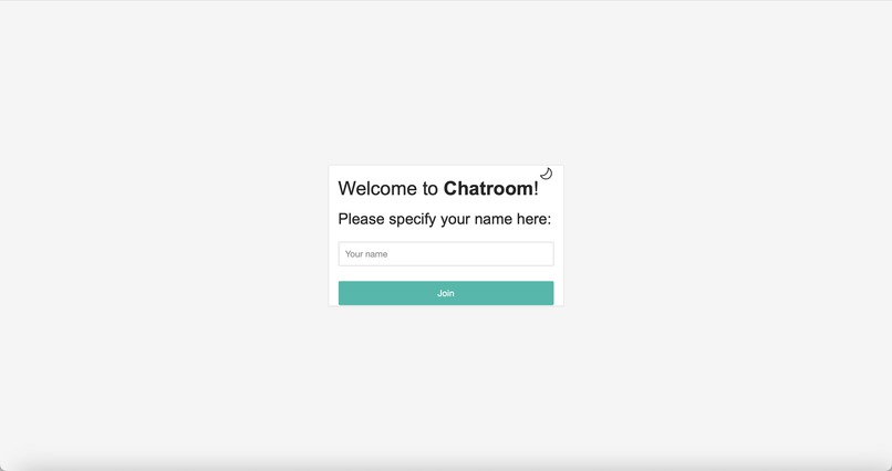 Chatroom – screenshot 1