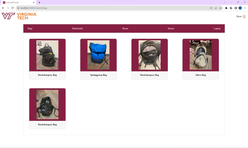 VT Lost and Found – screenshot 3