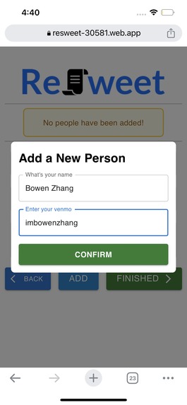 Resweet  – screenshot 3