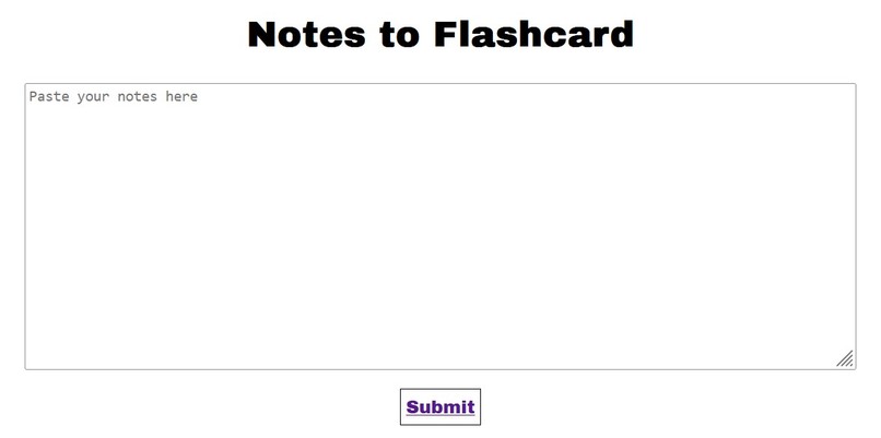 Flashcard Generator – screenshot 1