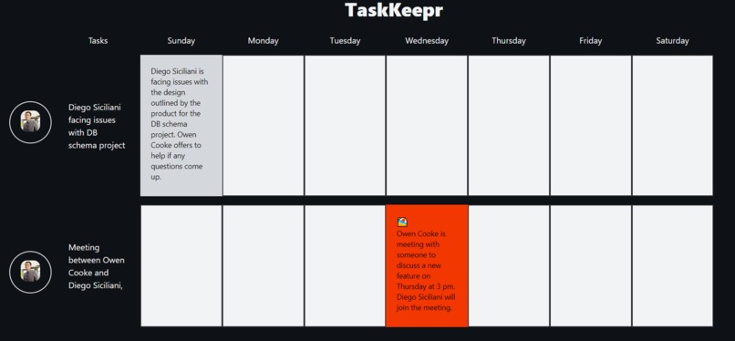TaskKeepr – screenshot 1