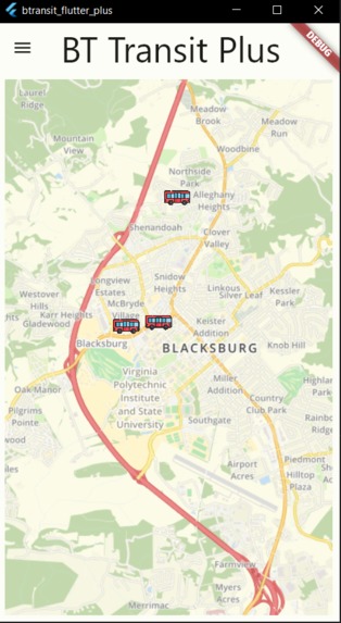 Blacksburg Transit Plus – screenshot 1