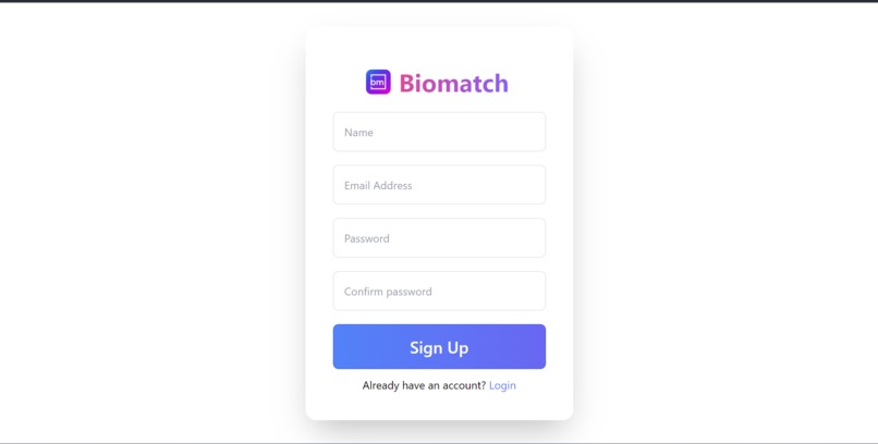 BioMatch – screenshot 3