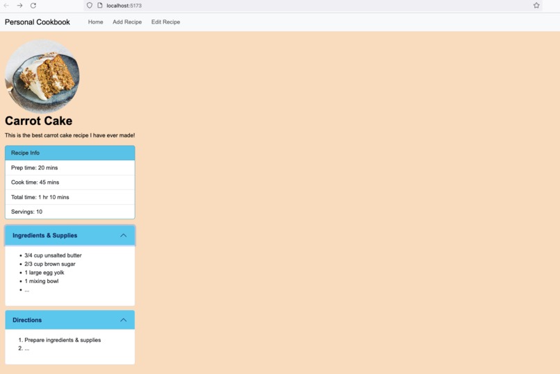 CookingHelper – screenshot 1
