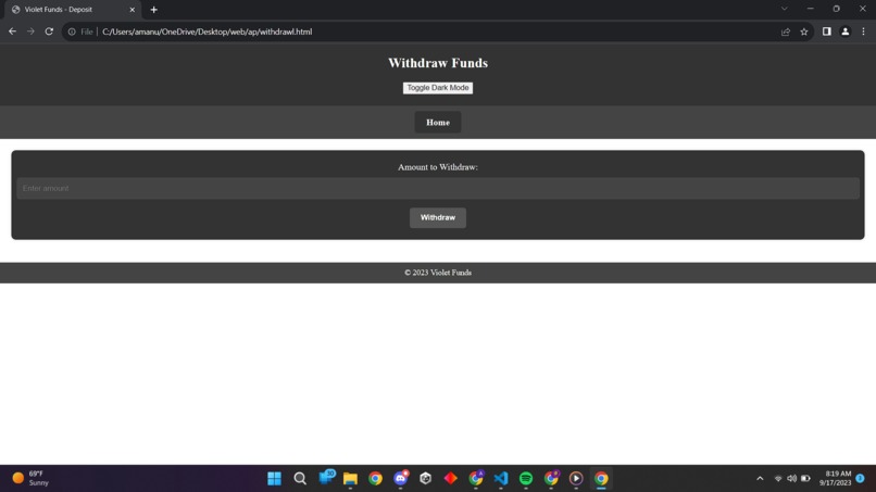 VioletFunds – screenshot 2