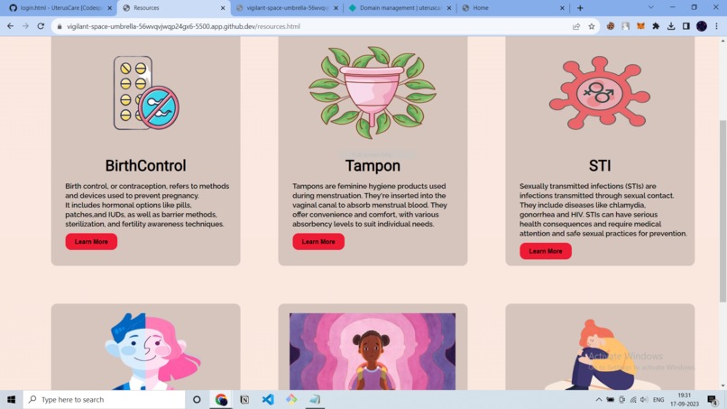 UterusCare – screenshot 1