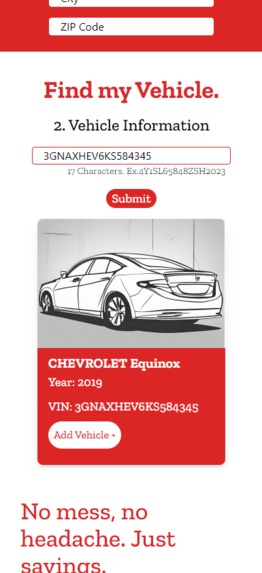 StateFarm Finn Auto Quoter – screenshot 1