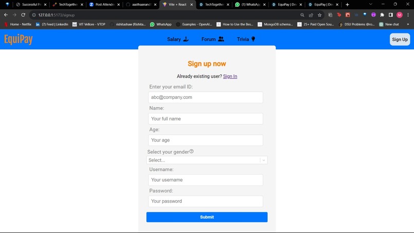EquiPay – screenshot 1