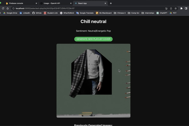 Spotify A.I. Art Generator – screenshot 1