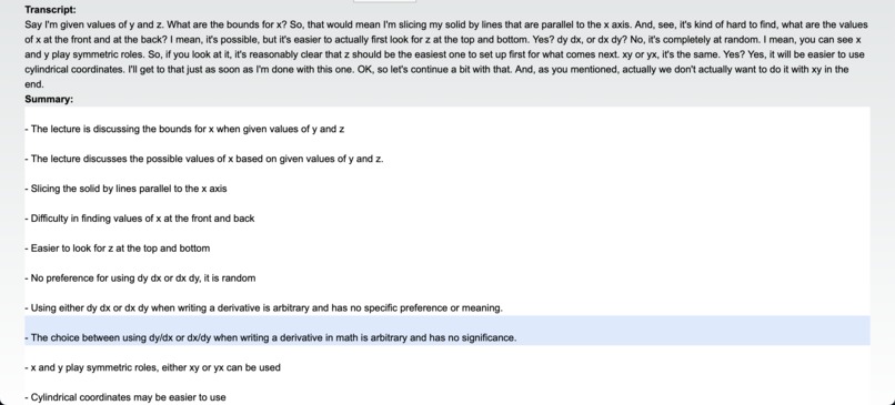 LectureLens – screenshot 1