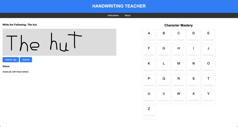 Handwriting Teacher – screenshot 1
