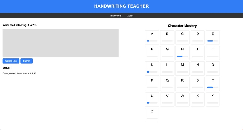 Handwriting Teacher – screenshot 2