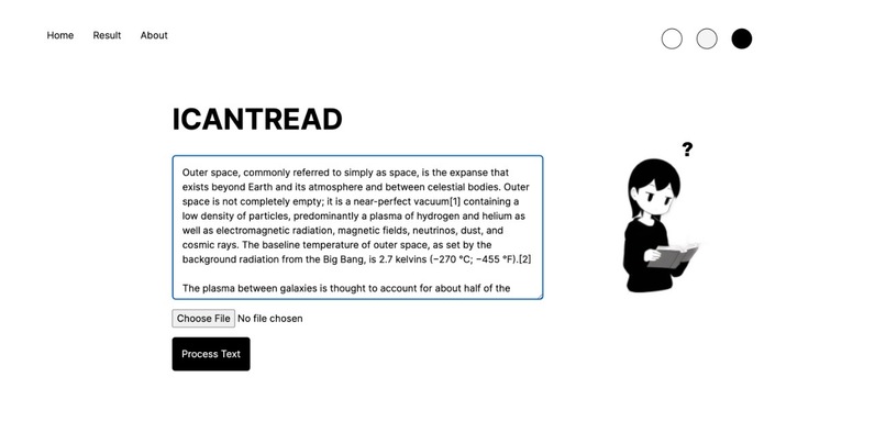 ICANTREAD – screenshot 1