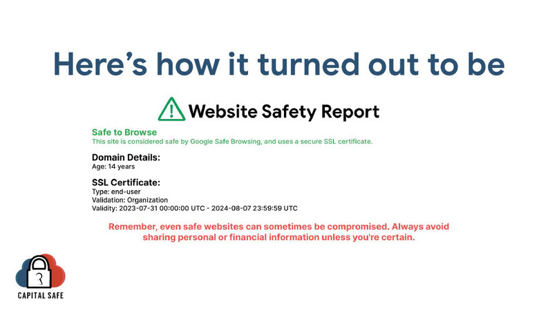 Capital Safe – screenshot 1