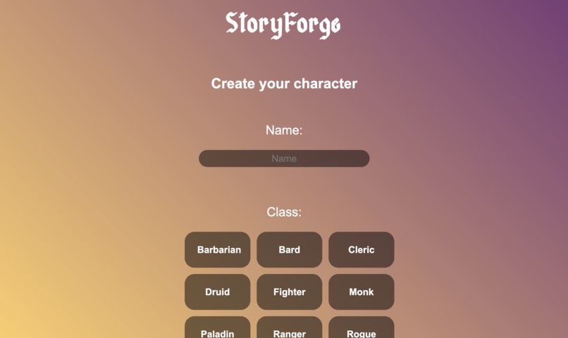 StoryForge – screenshot 1