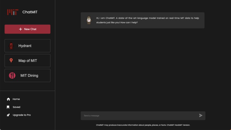 ChatMIT – screenshot 1