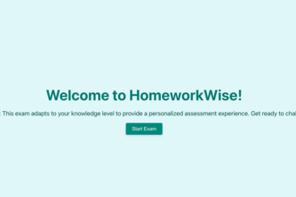 HomeworkWise: For Students, By Students