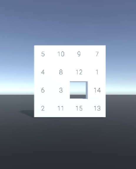 15tile puzzle game – screenshot 1