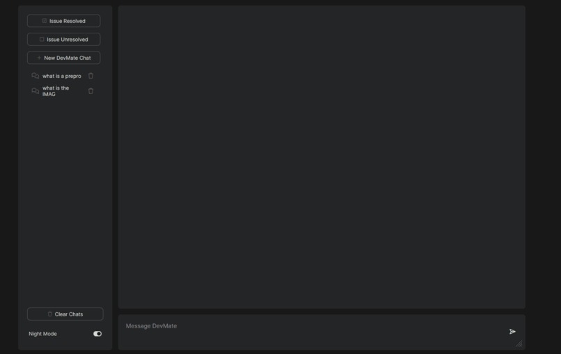 DevMate: An AI Assistant for Software Developers – screenshot 1