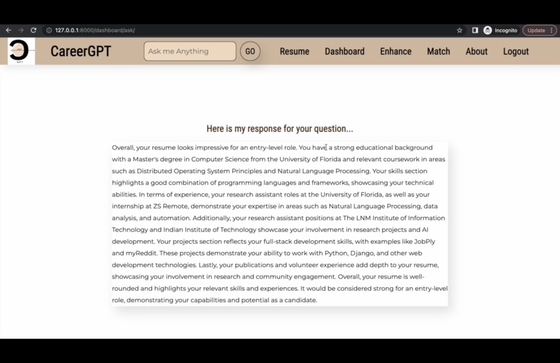 CareerGPT – screenshot 1