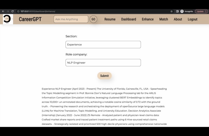 CareerGPT – screenshot 3
