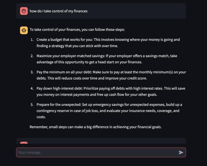 FinAI (Financial AI) – screenshot 2