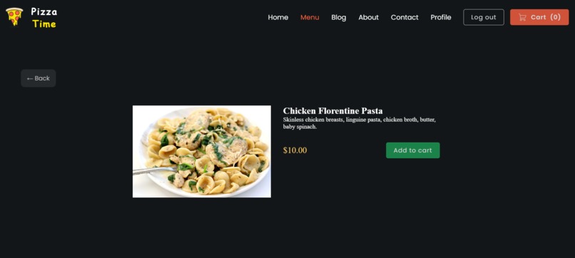 A better Pizza Time App with Pangea – screenshot 3