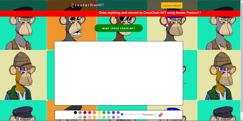 RouterDrawNFT – screenshot 1