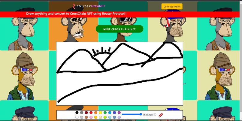 RouterDrawNFT – screenshot 2