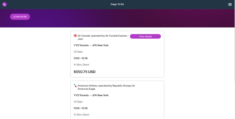 Dapp To Go – screenshot 2