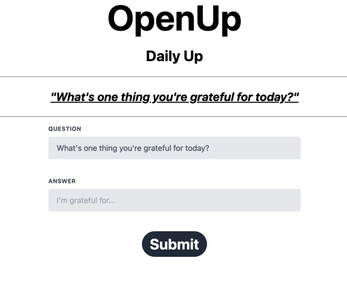 OpenUp – screenshot 3