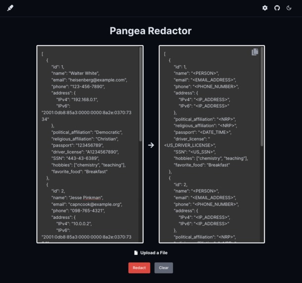Pangea Redactor – screenshot 1