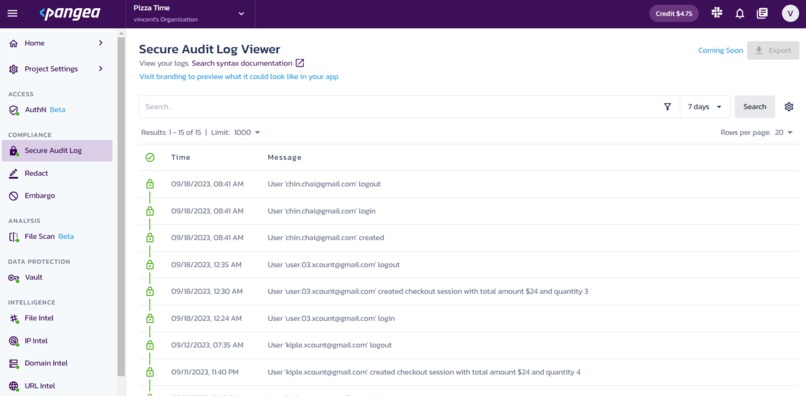 A better Pizza Time App with Pangea – screenshot 9