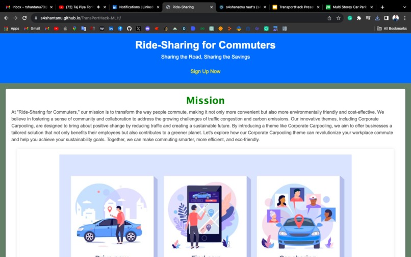Ride-Sharing for Commuters – screenshot 3