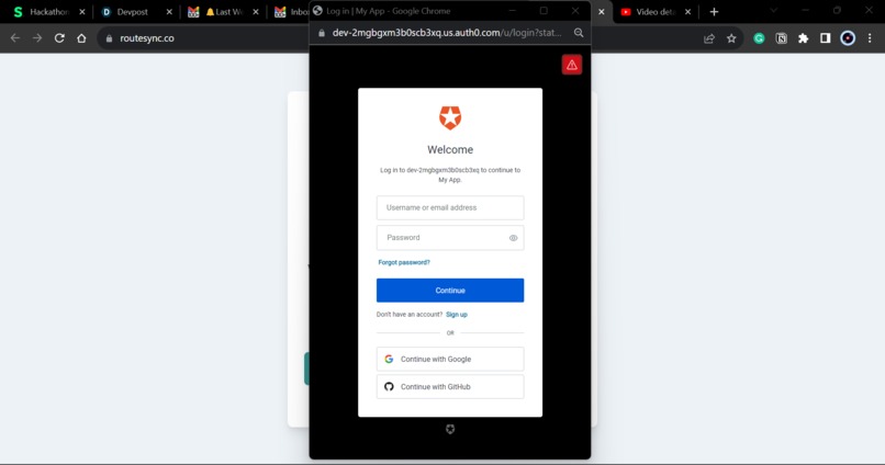 RouteSync – screenshot 2