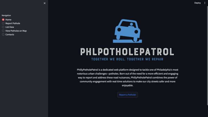 PhillyPotholePatrol – screenshot 5