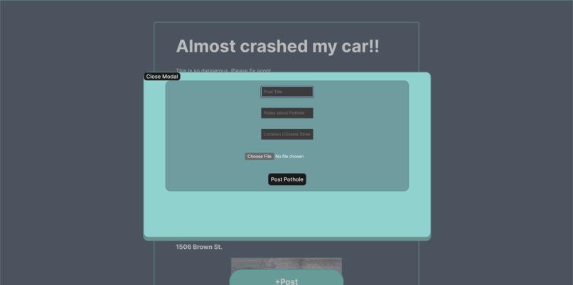 Pothole Findr – screenshot 2