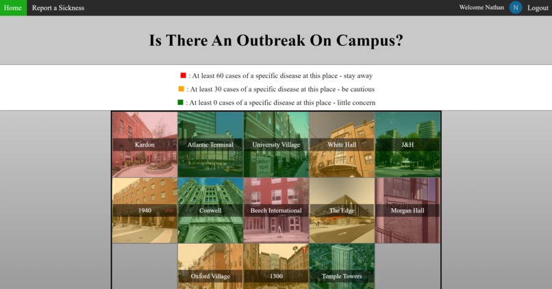 Outbreak Symptom Tracker – screenshot 1