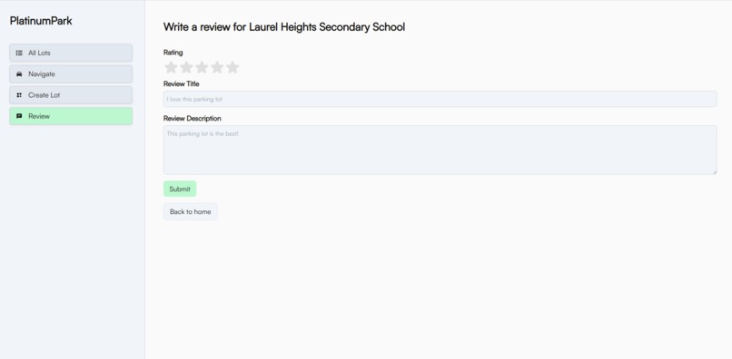 PlatinumPark – screenshot 3